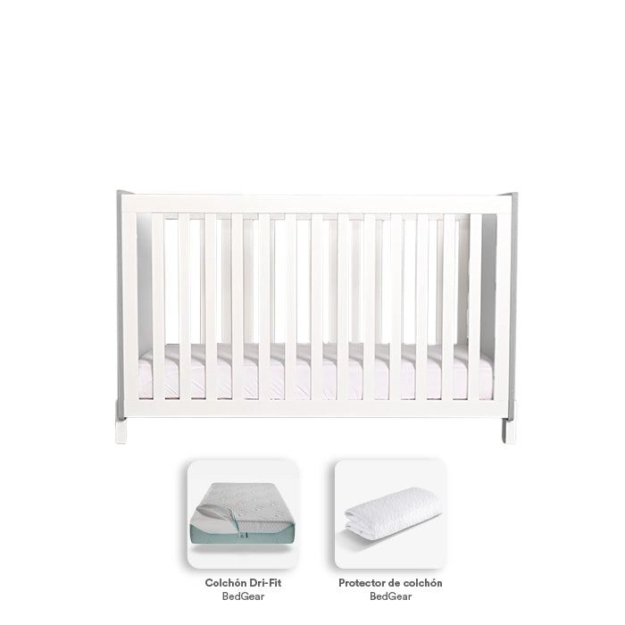Set cuna Panello blanca/ gris 