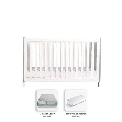 Set cuna Panello blanca/ gris 