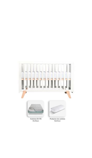 Set cuna Luce color blanca