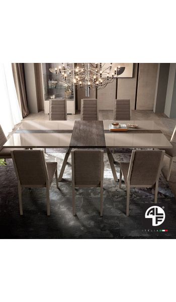 Mesa de comedor Belpasso con 8 sillas